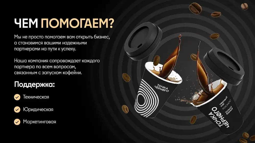 Точка Черного - кофейня самообслуживания